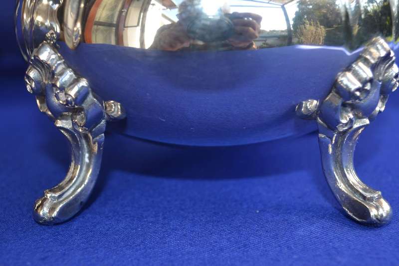 Vintage Silver Plate Tea Set - 3 Pieces