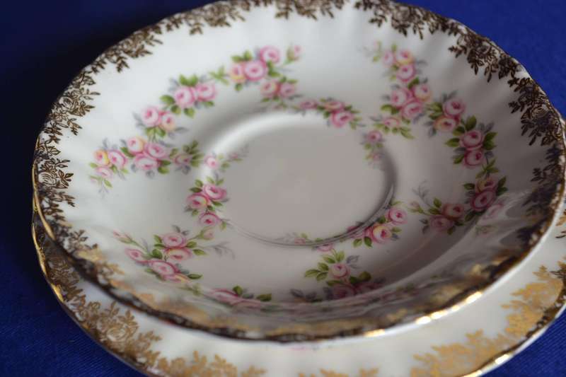 Royal Albert Dimity Rose Tea Trio