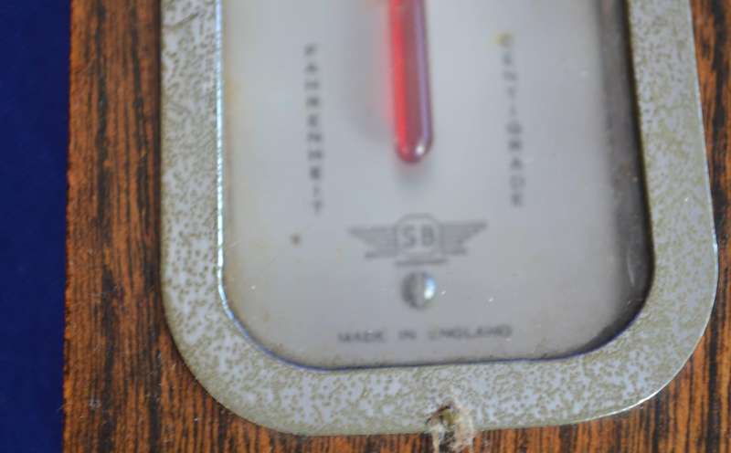 SB Smiths Vintage Barometer' / Thermometer - Wall Mounted