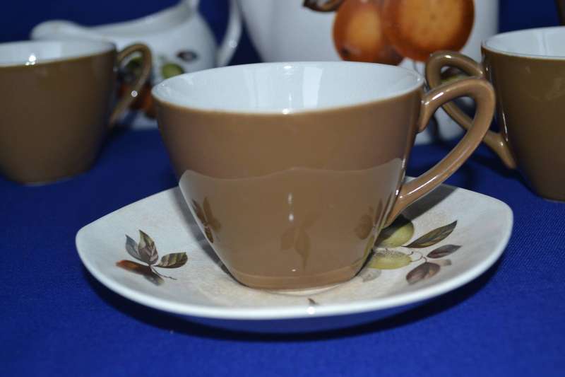 True Vintage Midwinter Coffee Set c1950's - 12 Pieces