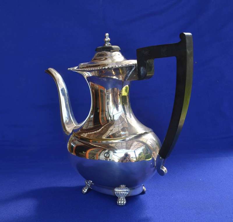 Vintage  Alpha Plate by Sheffield England Silver Plated Tea Pot