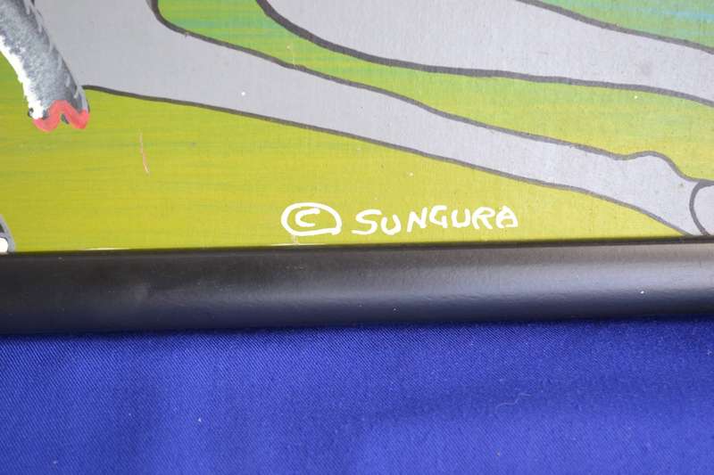 Tingatinga Painting - Original  Signed Sungura