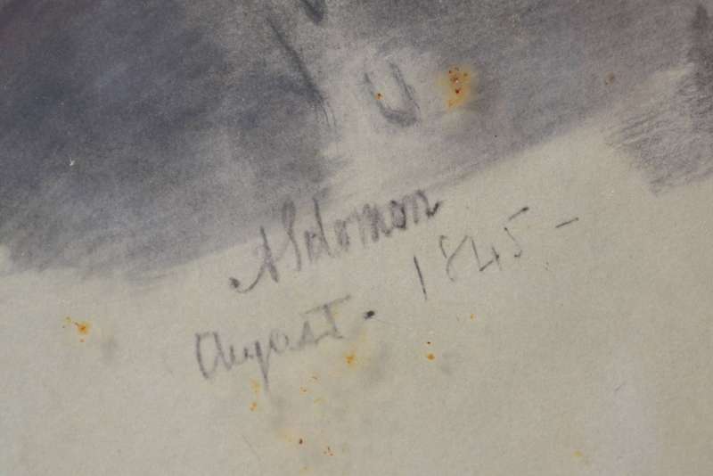 Antique Abraham Solomon 1845 Sketch