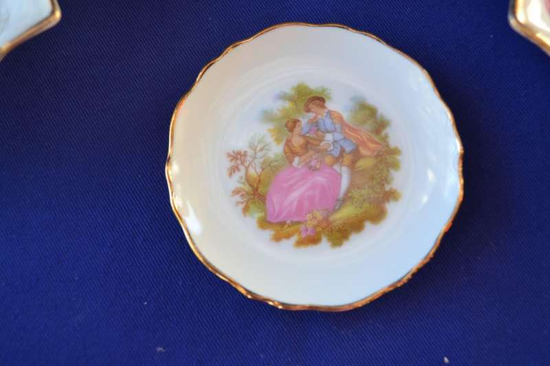 Assorted English Porcelain Trinket Dishes - Various Makers - 6 Pieces