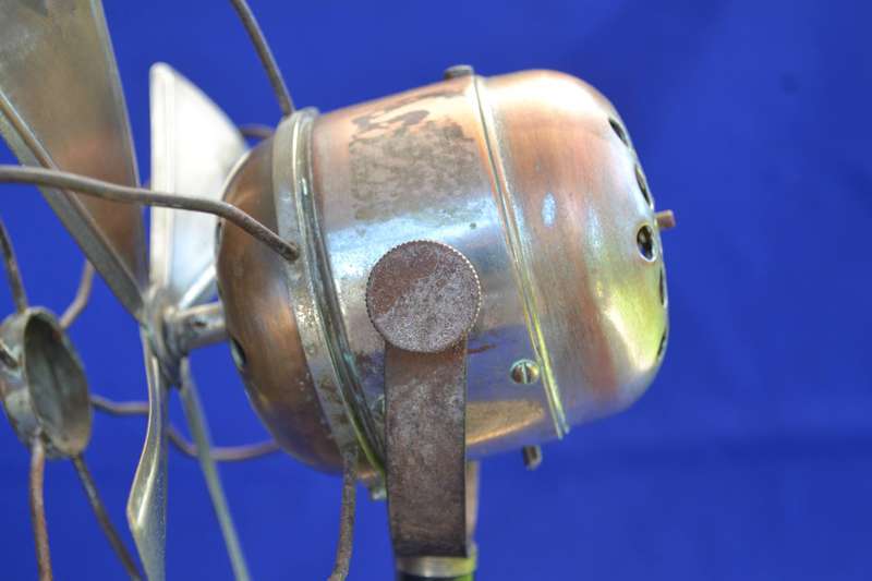 Vintage Heavy Brass Desk Fan