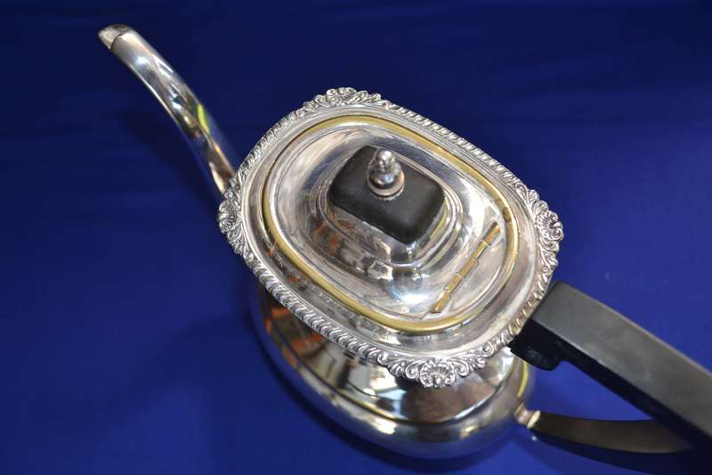 Vintage  Alpha Plate by Sheffield England Silver Plated Tea Pot
