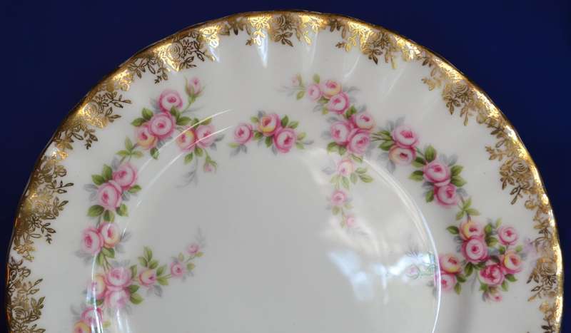 Royal Albert Dimity Rose Tea Trio