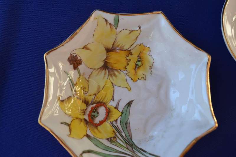 Assorted English Porcelain Trinket Dishes - Various Makers - 6 Pieces