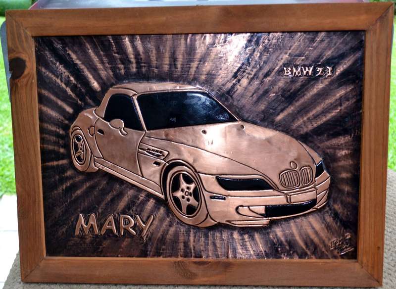 Copper Art - BMW Z3 - Copper Creations by N Botha