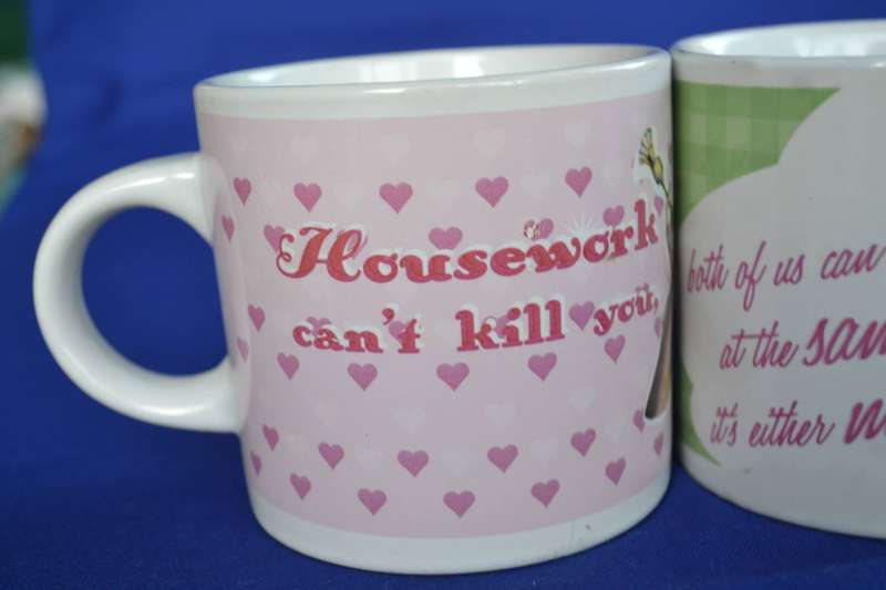 Set of Four 1950's Vintage Style Coffee Mugs