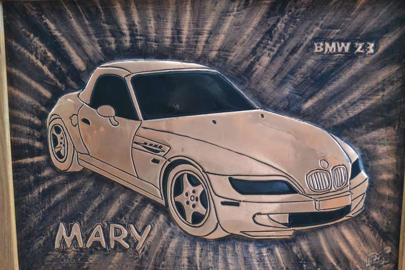 Copper Art - BMW Z3 - Copper Creations by N Botha
