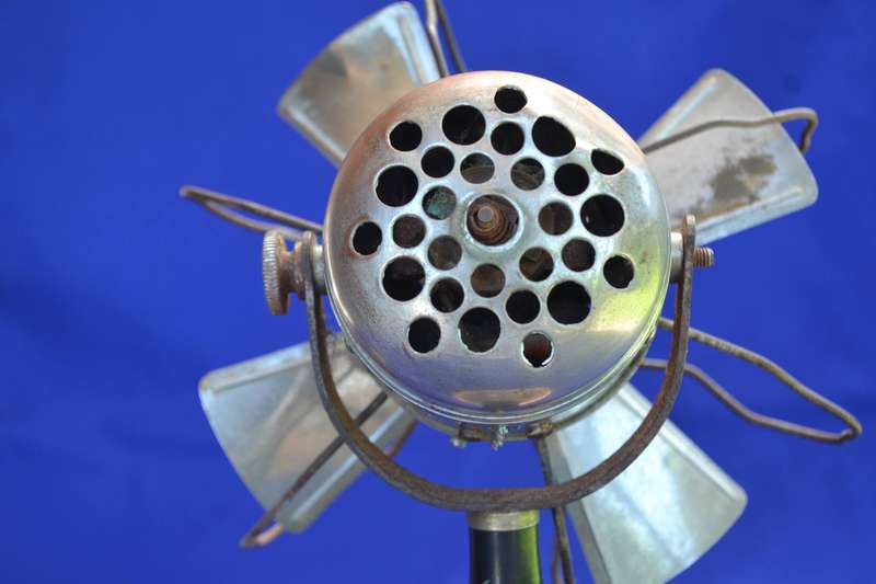 Vintage Heavy Brass Desk Fan