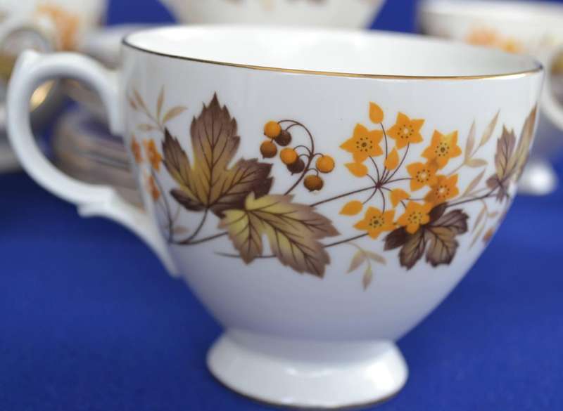 Royal Vale Vintage Bone China Trios x 4