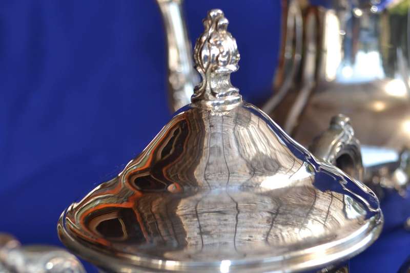 Vintage Silver Plate Tea Set - 3 Pieces