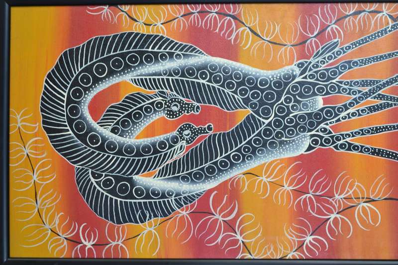 Tingatinga Painting - Original  Signed Sungura