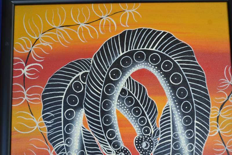 Tingatinga Painting - Original  Signed Sungura