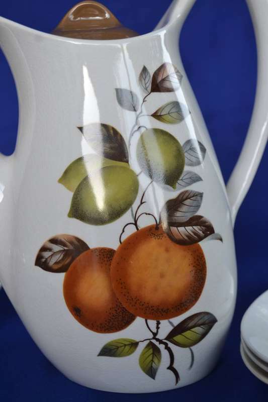 True Vintage Midwinter Coffee Set c1950's - 12 Pieces