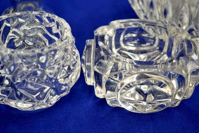 Assorted Vintage Cut Glass items  7 Pieces