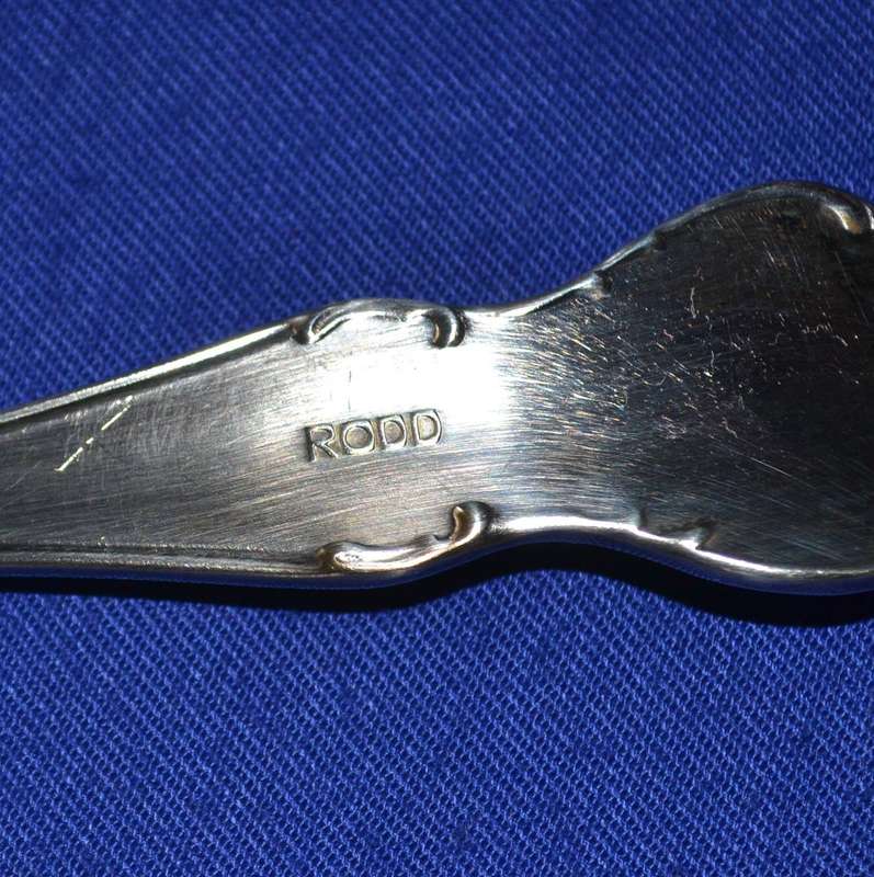 Vintage RODD 2 Piece Silver Plate  Salad Serving Set