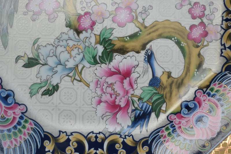 Large Vintage Genuine Imperial Imari Octagonal Plate