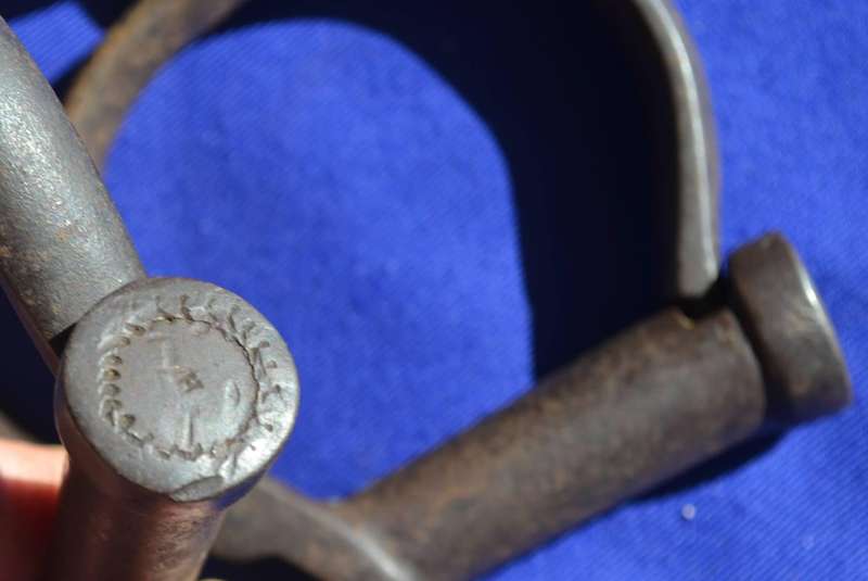 Antique Prison Shackles 19thC- East African - With key