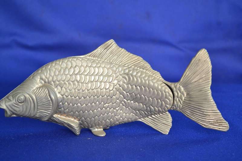 Vintage Metal Fish Letter Holder