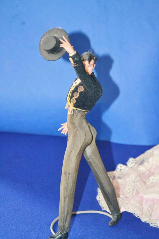 Pair of Vintage Marin Chichana Flamenco Dancer Dolls c1970's
