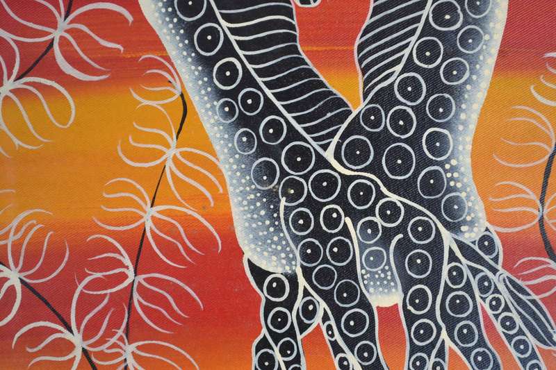 Tingatinga Painting - Original  Signed Sungura