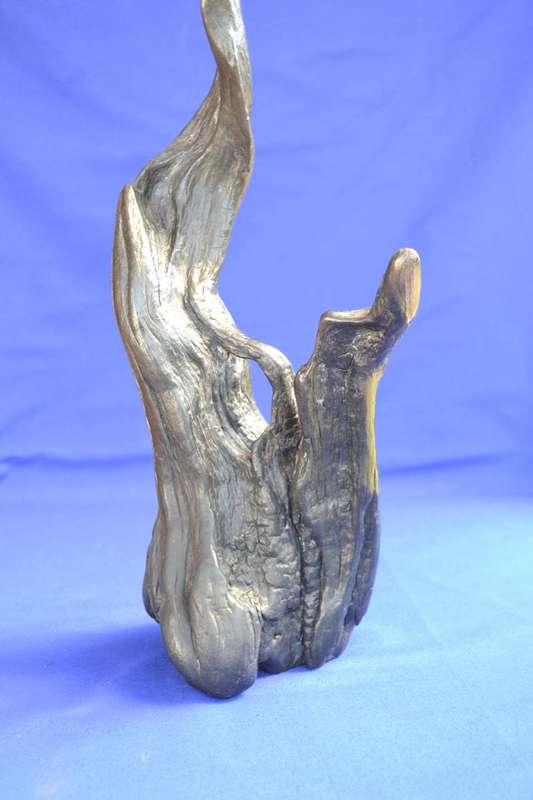 Japanese Charred Cedar Root Sculpture