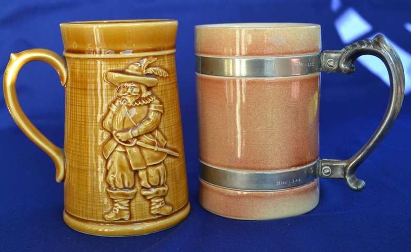 Serando SPC Ceramic Beer Tankard and Vintage Ceramic Beer Tankard