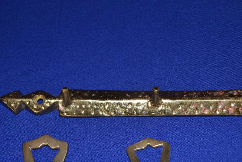 Vintage Brass Utensil Set with Hanger