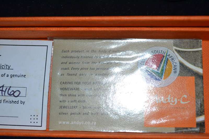 Genuine Andy C Original  Letter Opener in Original Box  with Certificate of authenticity