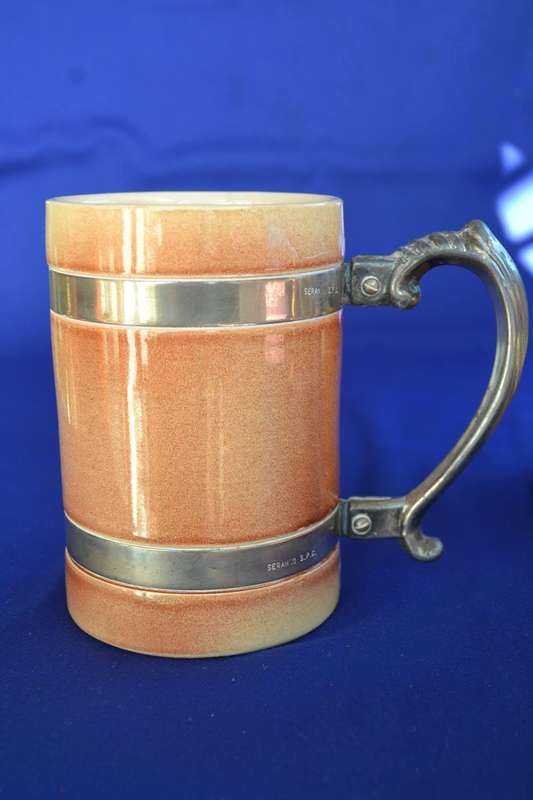 Serando SPC Ceramic Beer Tankard and Vintage Ceramic Beer Tankard