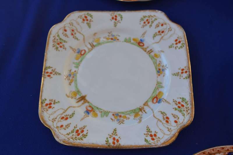 Royal Albert and other Vintage English Porcelain Plates and Saucer - 5 Pieces