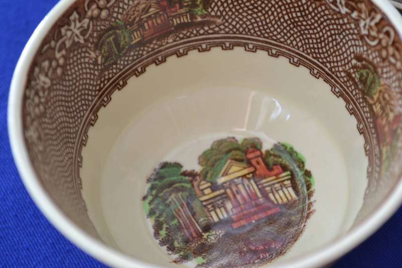 Antique Royal Staffordshire Pottery - Jenny Lind Tea for Two set - 9 Pieces