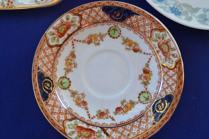 Royal Albert and other Vintage English Porcelain Plates and Saucer - 5 Pieces