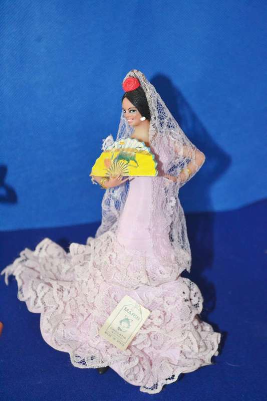 Vintage Marin Chichana Flamenco Dancer Dolls x 3 c1970's