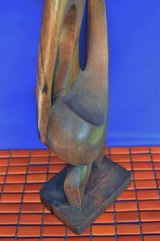 Ethnic Abstract Wooden Sculpture
