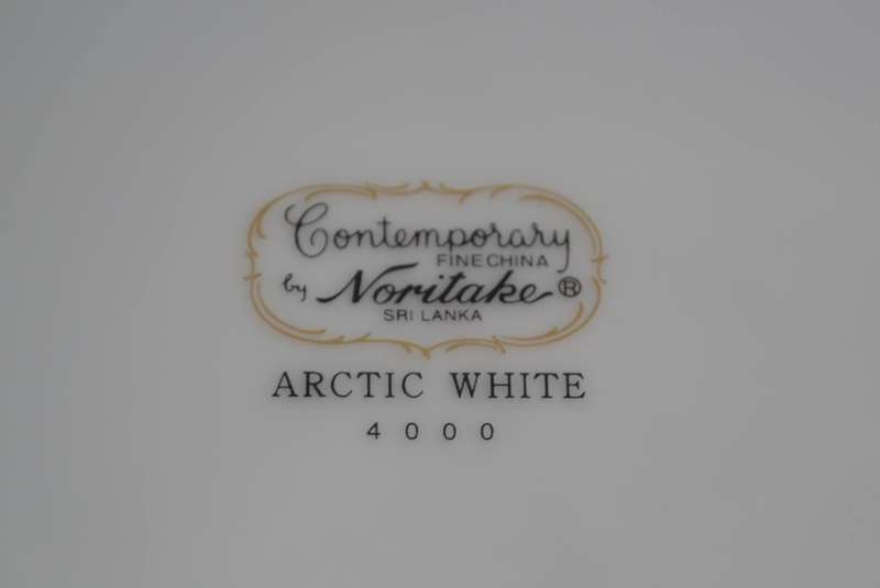 Vintage Plates - Noritake Arctic White and Colclough