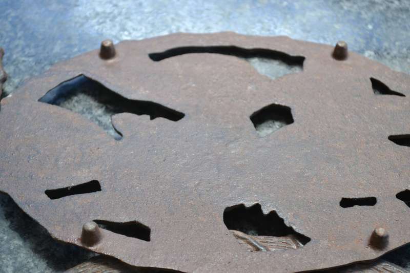 Vintage Cast Iron Trivets x 3