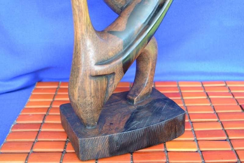 Ethnic Abstract Wooden Sculpture