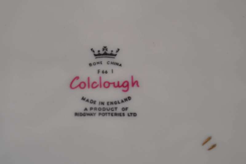 Vintage Plates - Noritake Arctic White and Colclough