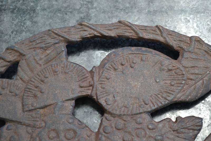 Vintage Cast Iron Trivets x 3