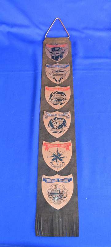 Copper Plaques of the Military Operations Areas - Rhodesian War 1973 -  1980