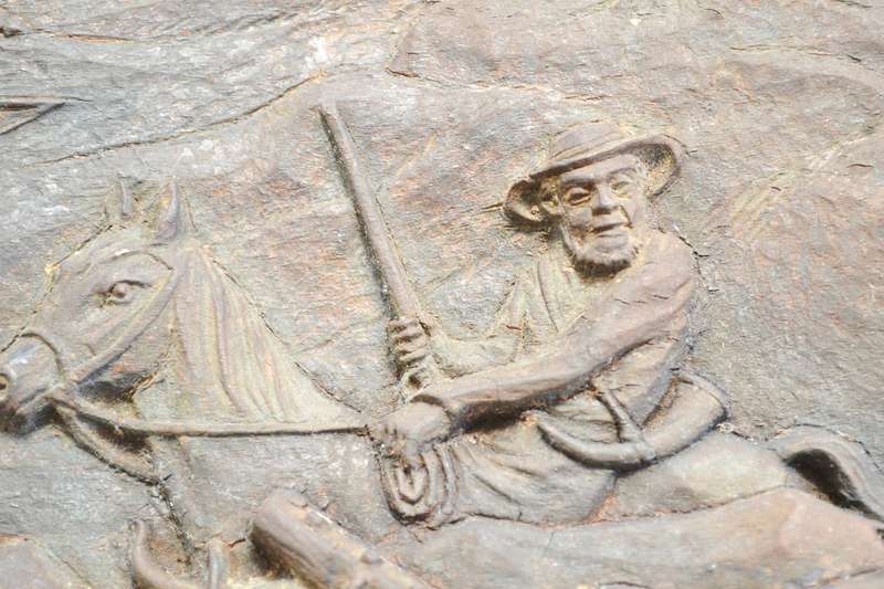 Vintage Syroco  Wood Plaque :Voortrekker Scene" By Victor Ivanhoff