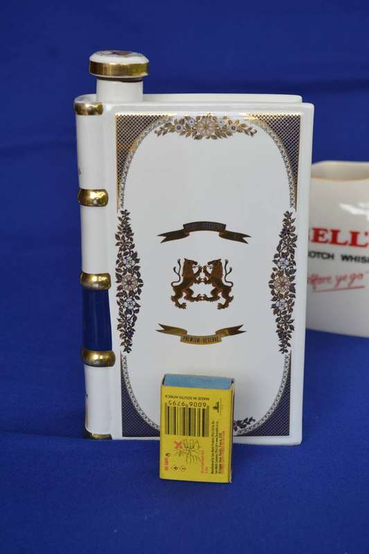 Hanky Banister Whisky book Decanter and Wade Bells Water Jug