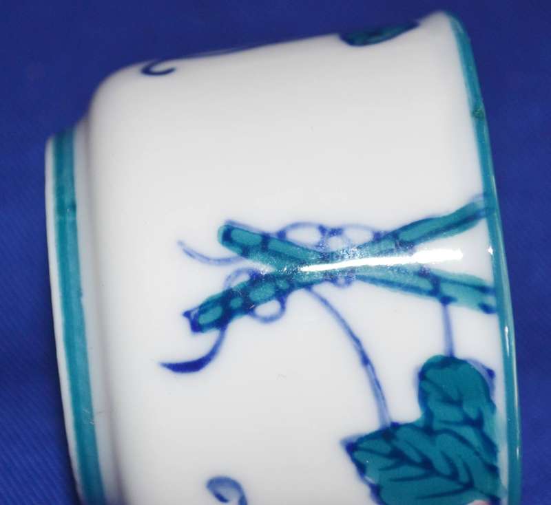 Set of six Japanese Saki cups
