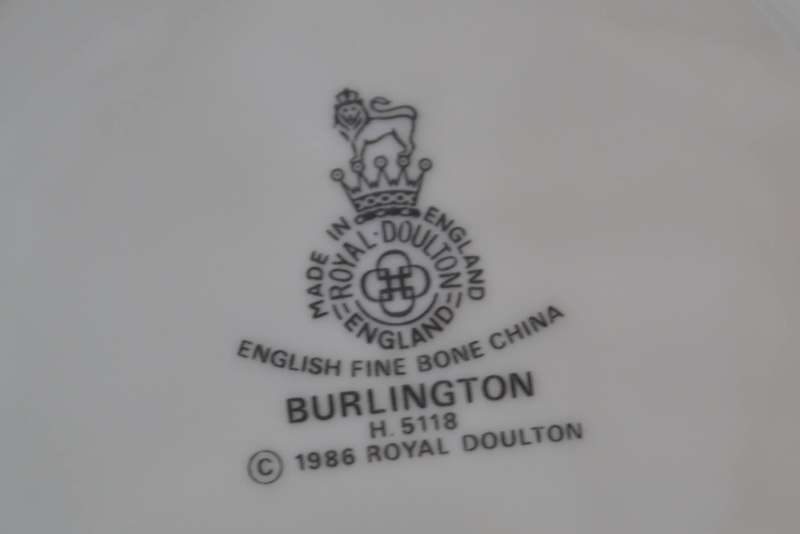 Vintage Royal Doulton "Burlington" Coffee Duos x 6  c1986