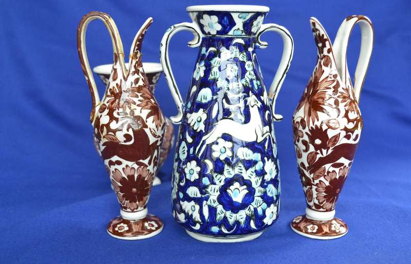 Ikaros Pottery - Rhodes Greece Hand Made  Vases and Pitchers