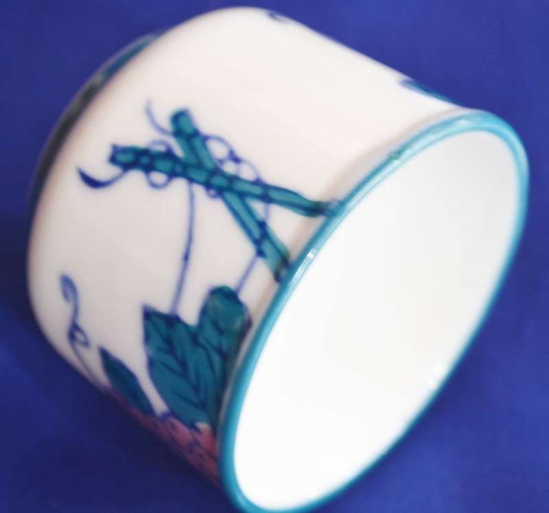 Set of six Japanese Saki cups